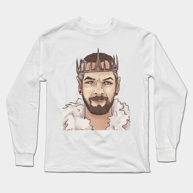 JackSepticEye Portrait - Return of the King Long Sleeve T-Shirt by sheehanstudios